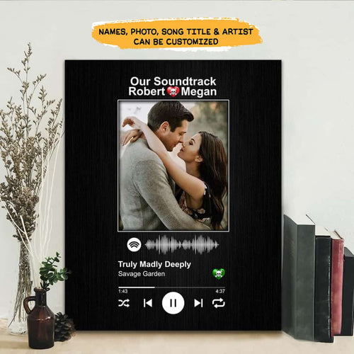 Our Soundtrack Canvas Gallery Wraps For Couple