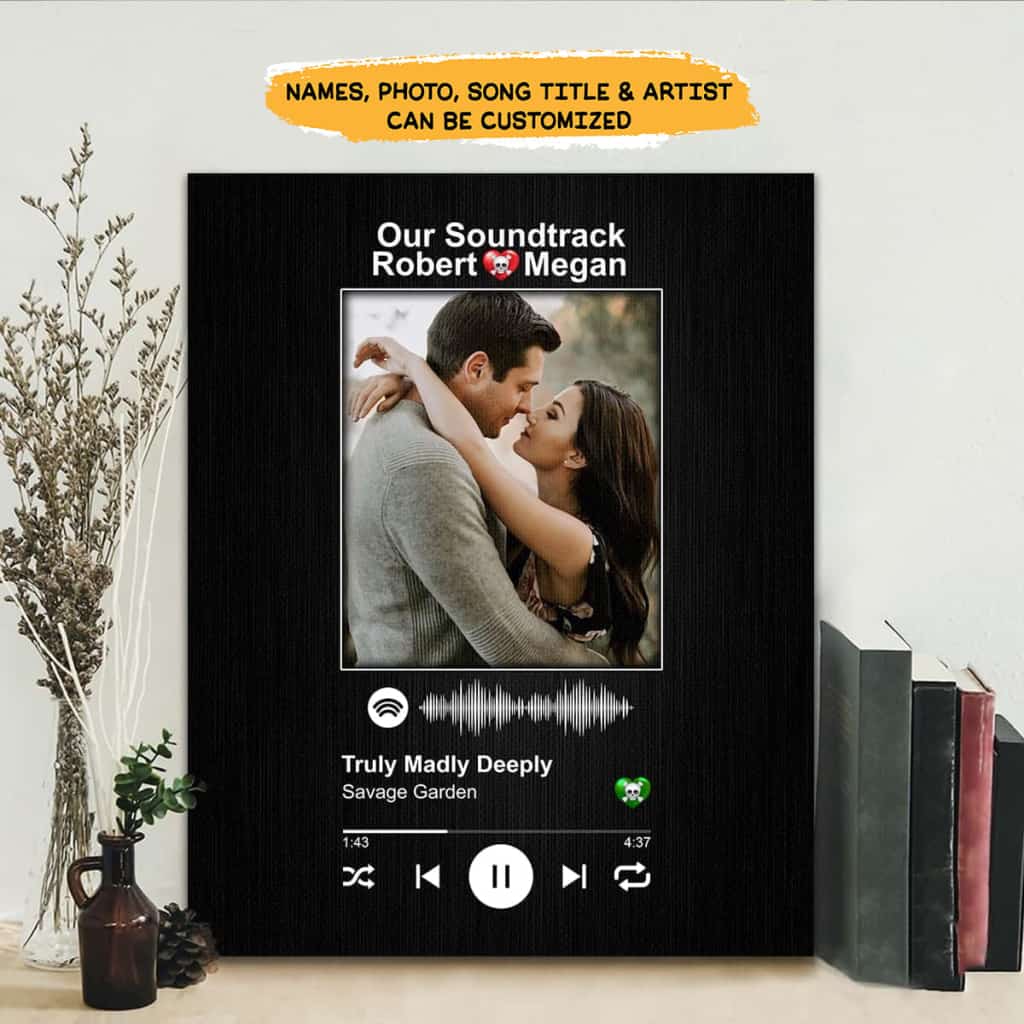 Our Soundtrack Canvas Gallery Wraps For Couple