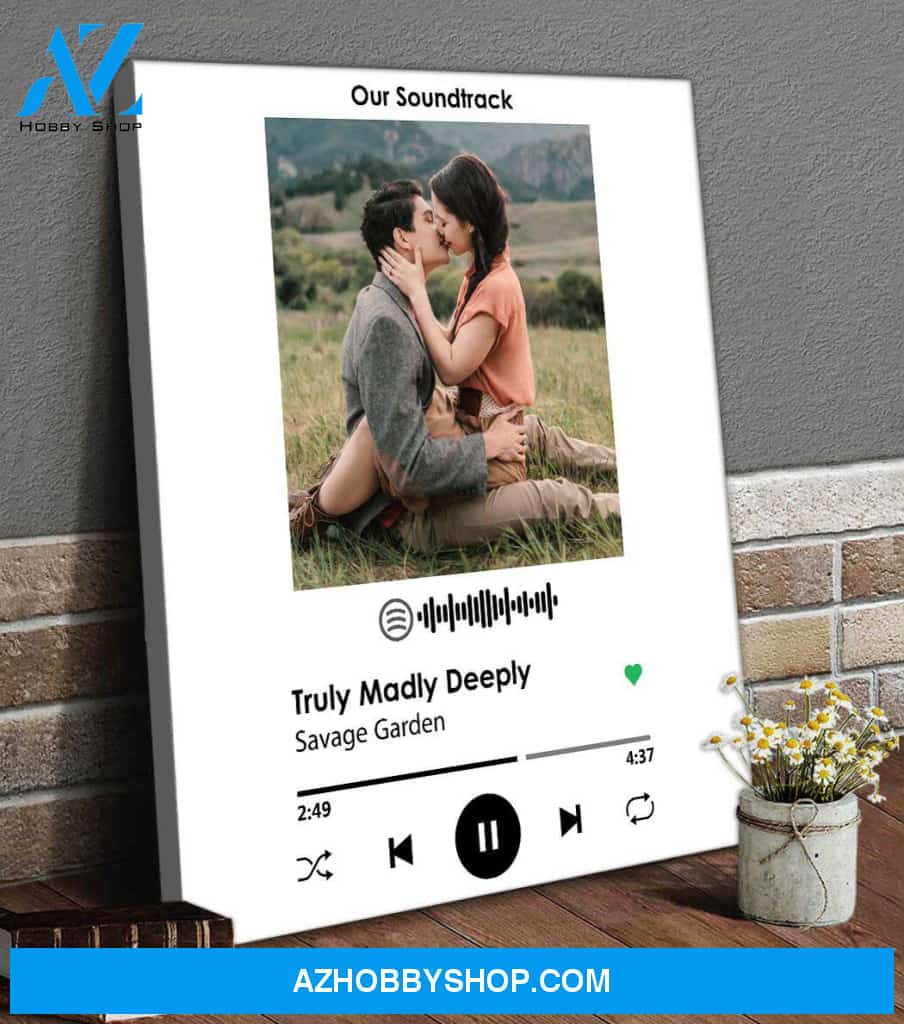 Personalized Canvas, Our Soundtrack Canvas Wall Art ,Perfect Gift For Him And Her, Best Friend Gifts