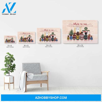 Our Story Our Life Our Home - Personalized Poster/Canvas - Christmas Gift For Family