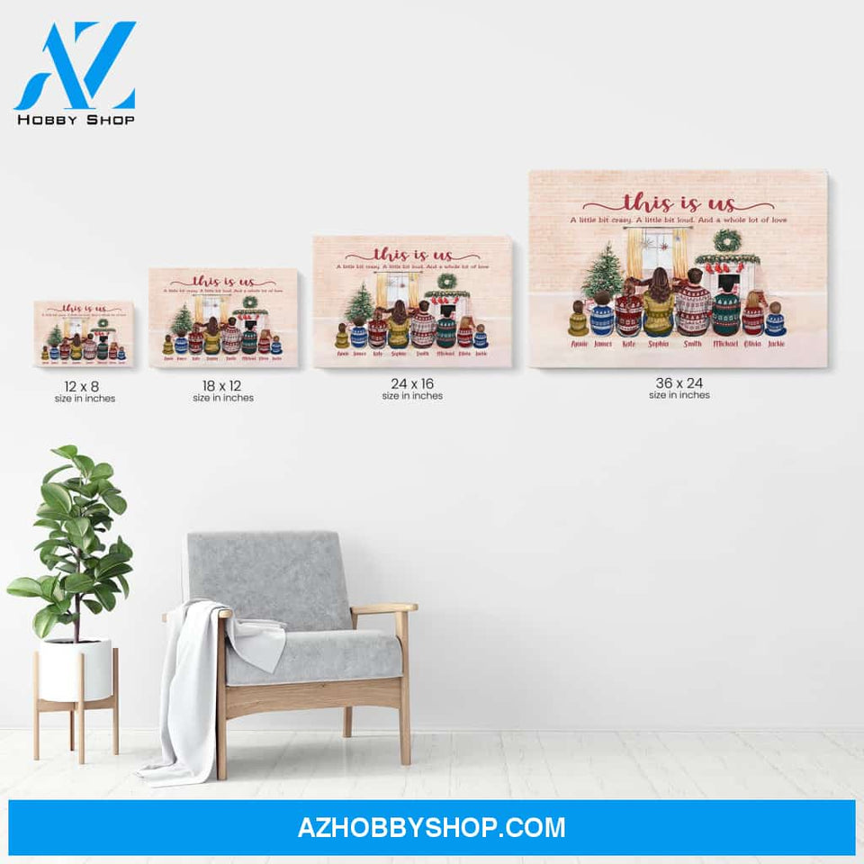 Our Story Our Life Our Home - Personalized Poster/Canvas - Christmas Gift For Family