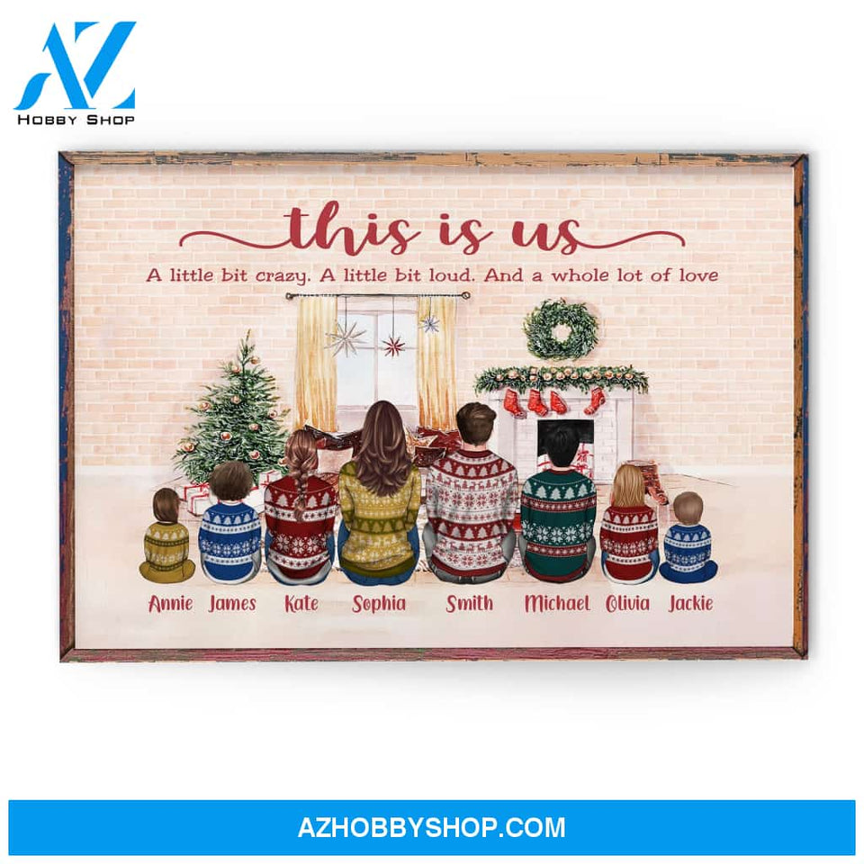 Our Story Our Life Our Home - Personalized Poster/Canvas - Christmas Gift For Family