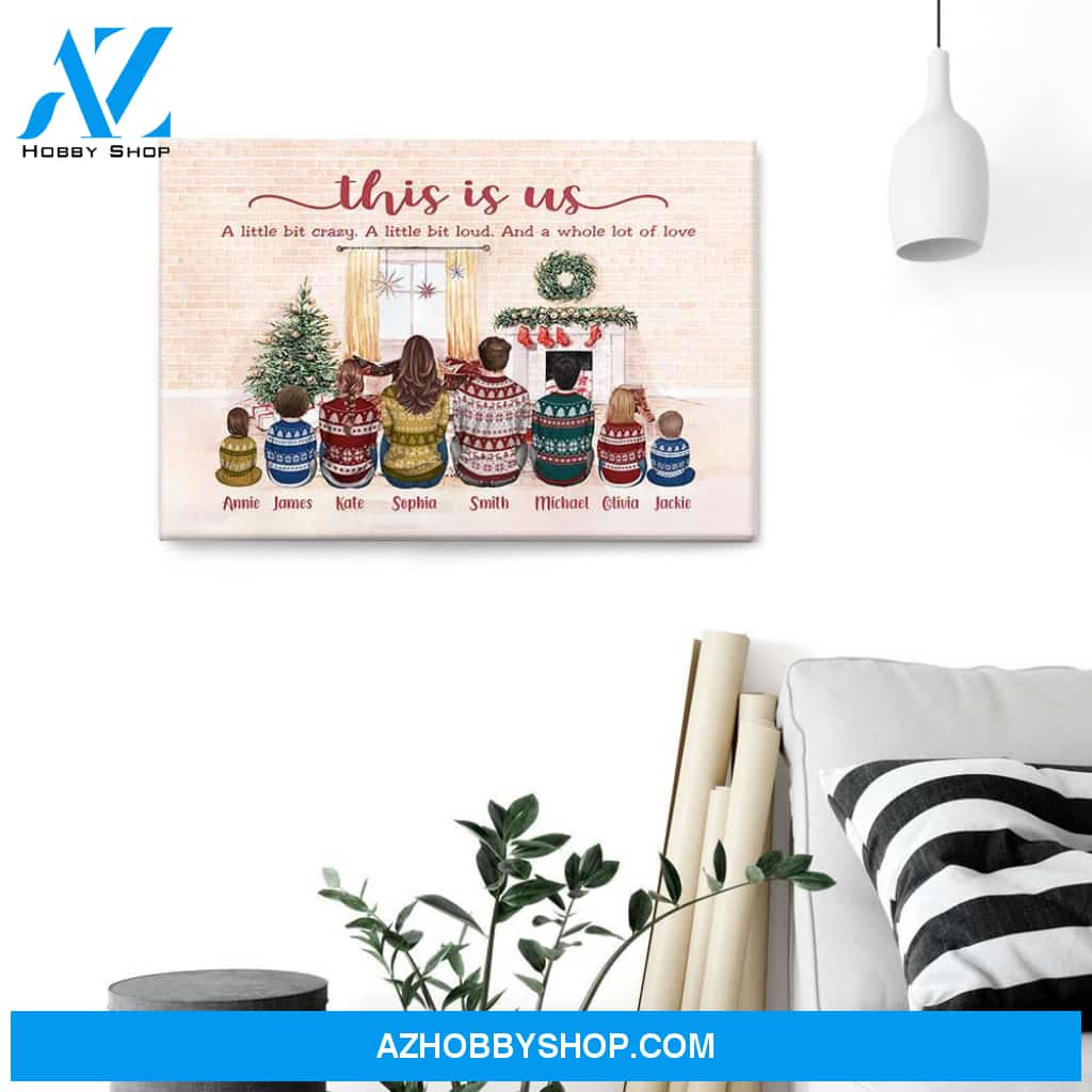 Our Story Our Life Our Home - Personalized Poster/Canvas - Christmas Gift For Family