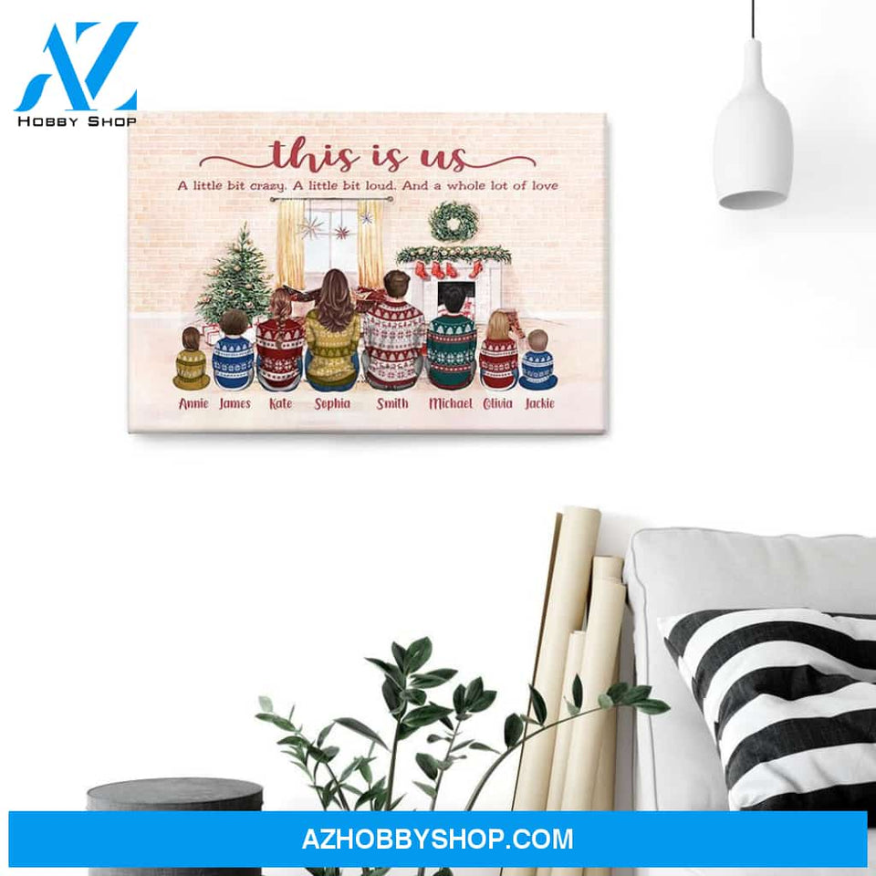 Our Story Our Life Our Home - Personalized Poster/Canvas - Christmas Gift For Family