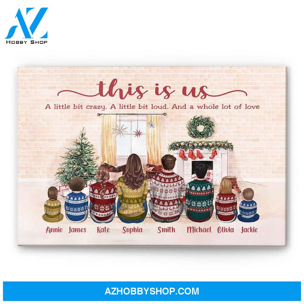 Our Story Our Life Our Home - Personalized Poster/Canvas - Christmas Gift For Family