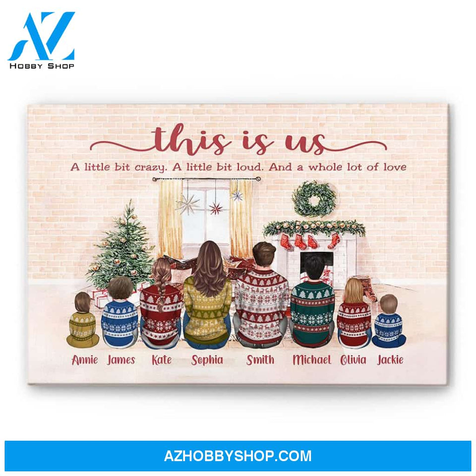 Our Story Our Life Our Home - Personalized Poster/Canvas - Christmas Gift For Family