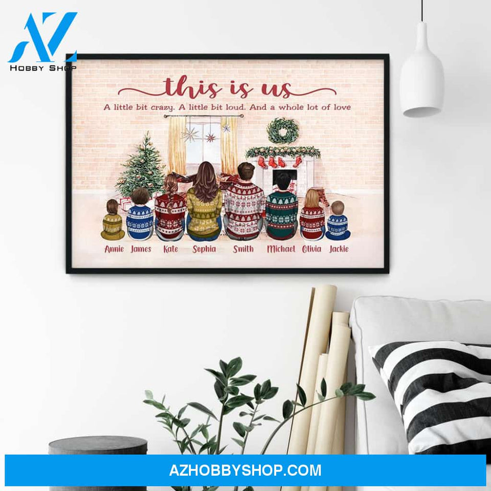 Our Story Our Life Our Home - Personalized Poster/Canvas - Christmas Gift For Family