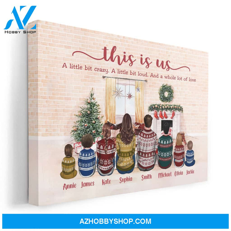 Our Story Our Life Our Home - Personalized Poster/Canvas - Christmas Gift For Family