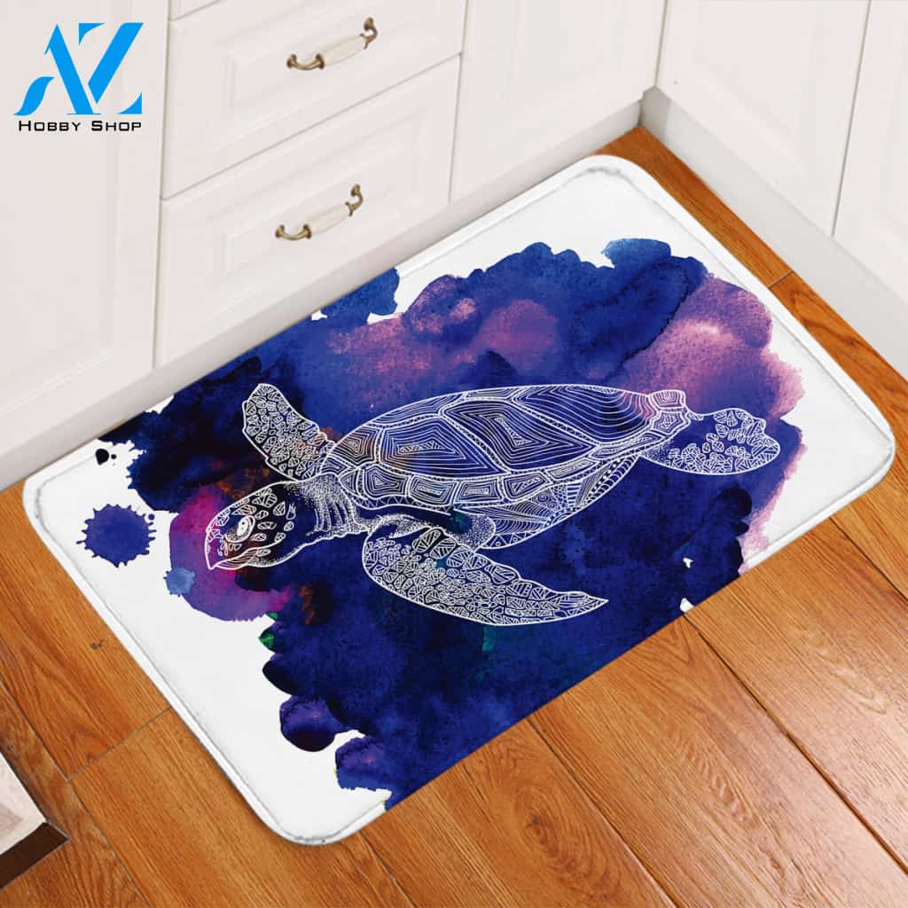 Outline Turtle Door Mat