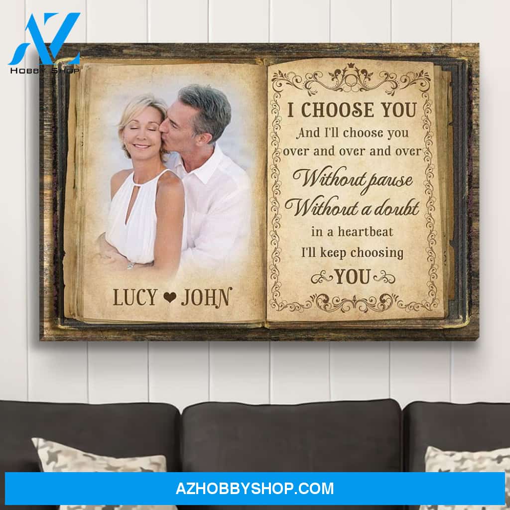 Over And Over - Personalized Custom Photo Canvas