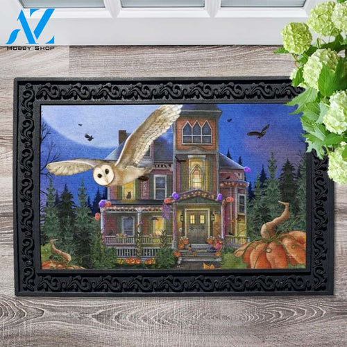 Owl Be Darned It's Halloween Doormat - 18" x 30"