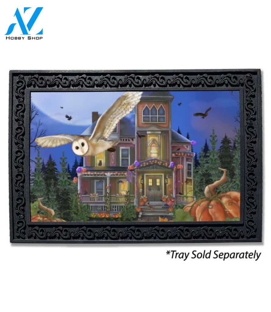 Owl Be Darned It's Halloween Doormat - 18" x 30"