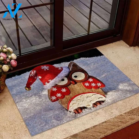 Owl Christmas MMC3010242 Doormat
