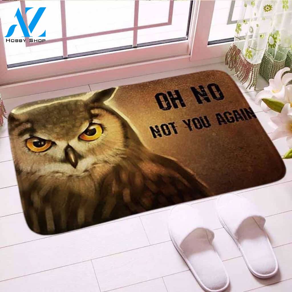 Owl Funny Doormat 1 | Welcome Mat | House Warming Gift