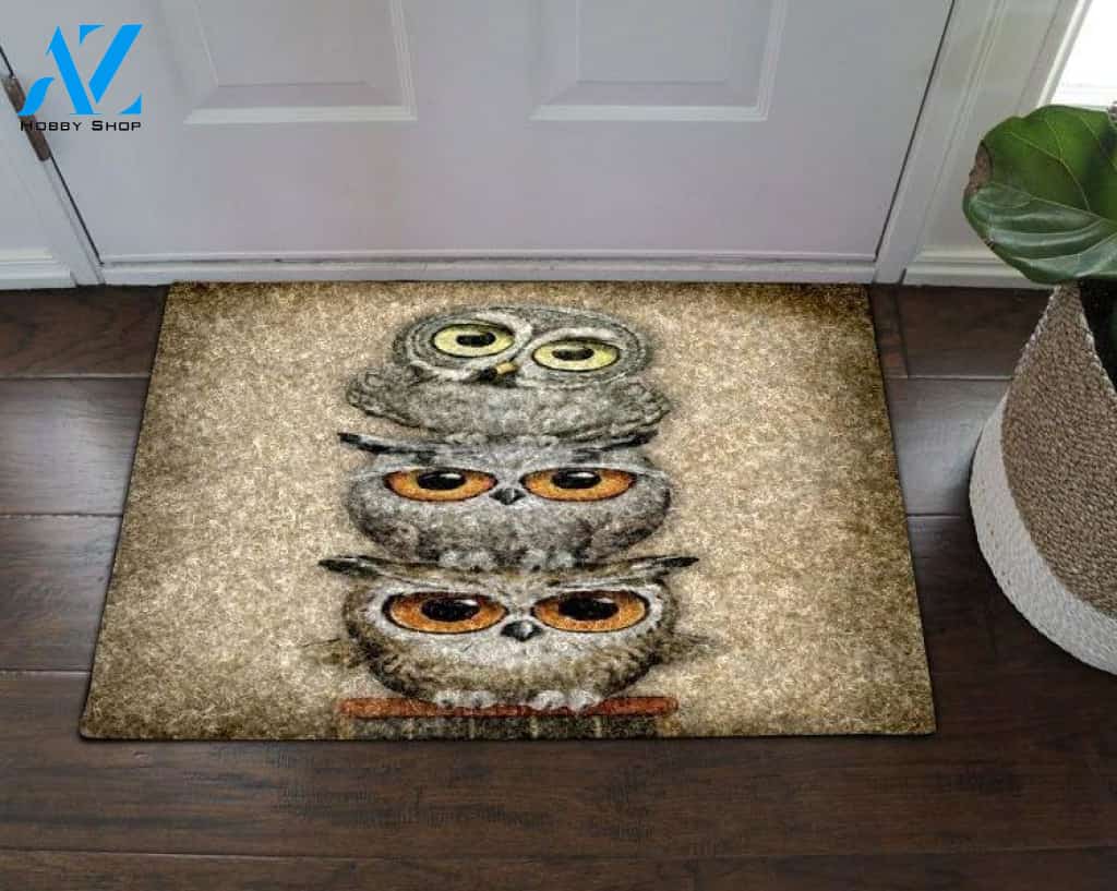 Owl Lover Doormat | Welcome Mat | House Warming Gift