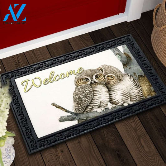 Owl Smooches Doormat - 18" x 30"