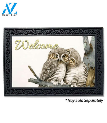 Owl Smooches Doormat - 18" x 30"