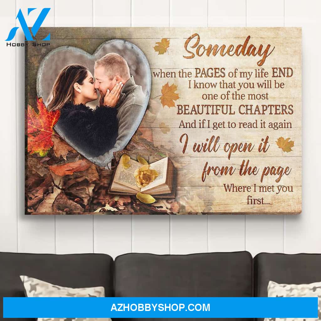 Pages Of My Life 3 - Personalized Custom Photo Canvas