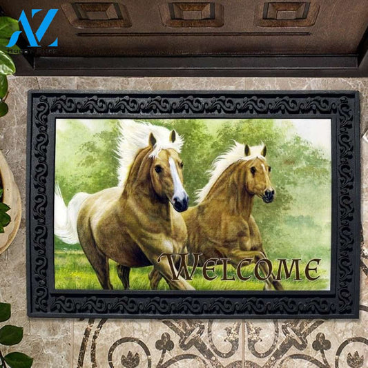 Palominos Run Free Doormat - 18" x 30"