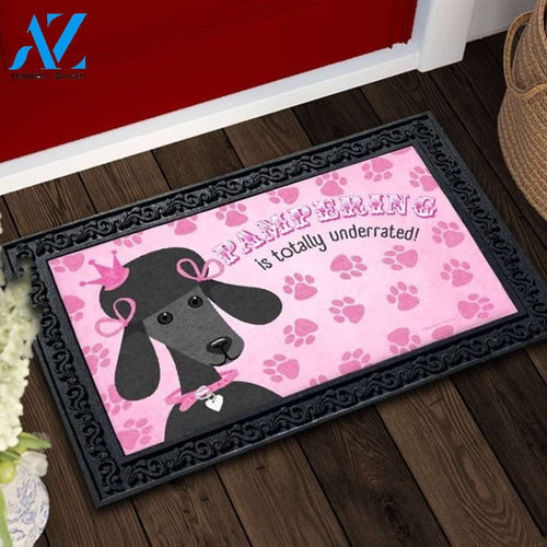 Pampered Poodle Doormat - 18" x 30"