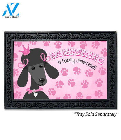 Pampered Poodle Doormat - 18" x 30"