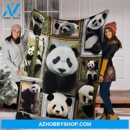 Panda 3D Fleece Blanket
