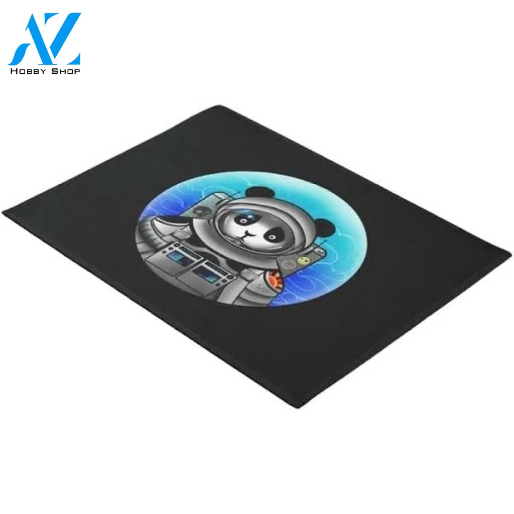 Panda Bear Astronaut Doormat Welcome Mat House Warming Gift Home Decor Funny Doormat Gift Idea