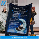 Panda Blanket Gifts For Son Birthday - Moms Presents for Baby Boy Fleece Blanket Quilting