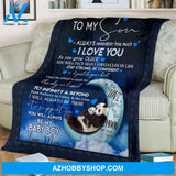 Panda Blanket Gifts For Son Birthday - Moms Presents for Baby Boy Fleece Blanket Quilting