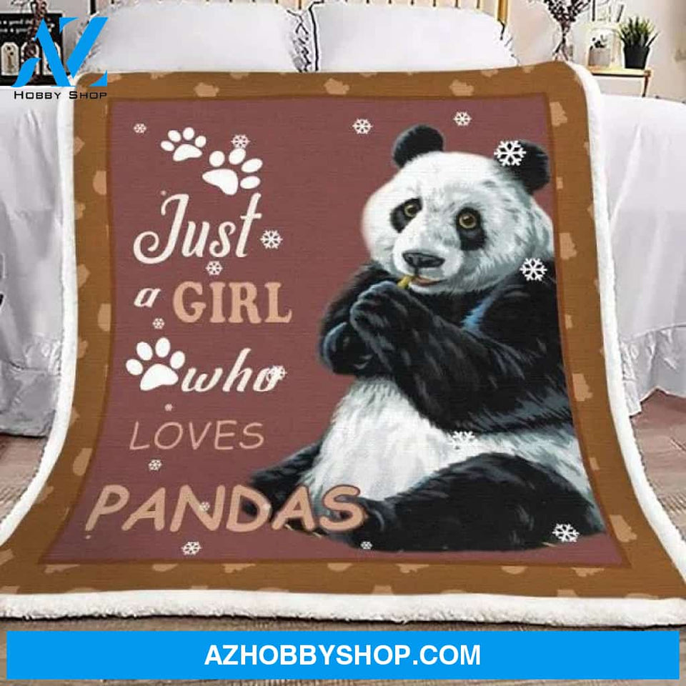 Panda Blanket, Just A Girl Who Loves Pandas