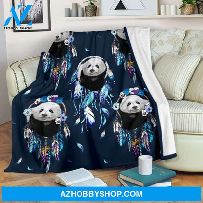 Panda dream catcher Fleece Blanket