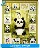 Panda Life Is Better With A Panda Sherpa Blanket