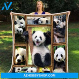 Panda TY Fleece Blanket