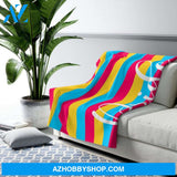 Pansexual, Pansexual Flag, Pansexual Pride, Pans, Pans Flag, LGBT, LGBT ally, Bi Pride, Bisexual, Pansexual Decor, Sherpa Fleece Blanket