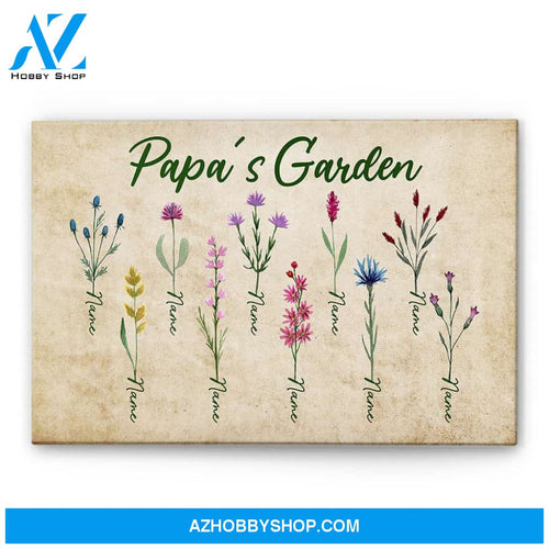 Papa's Garden Canvas & Poster