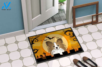 Papillon Dog Doormat Welcome Mat Housewarming Gift Home Decor Funny Doormat Gift For Friend Gift For Dog Lovers Halloween Day Gift