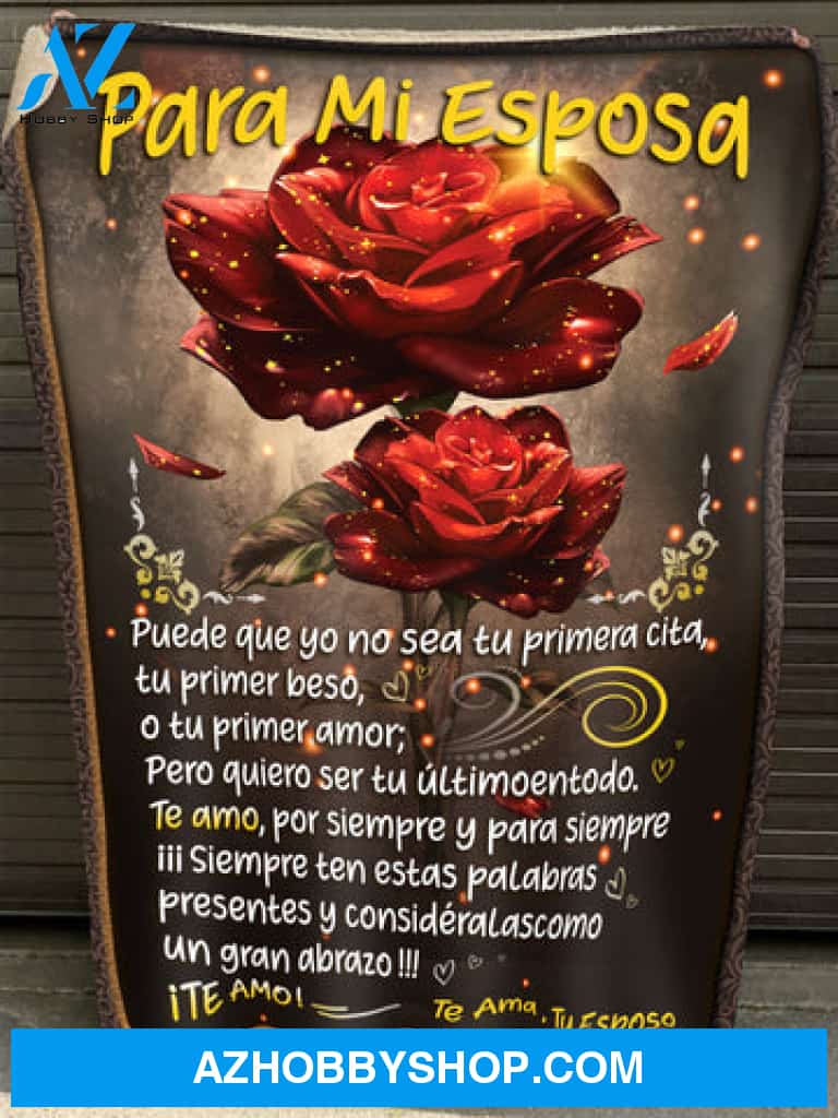 Para Mi Esposa Fleece Blanket - Quilt Blanket,