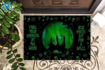 Park Your Broom At The Door Witch Doormat | Welcome Mat | House Warming Gift