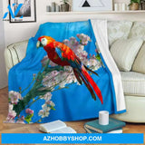 Parrot Blanket, Unique and Awesome Throw Blanket for Parrot Bird Lovers.