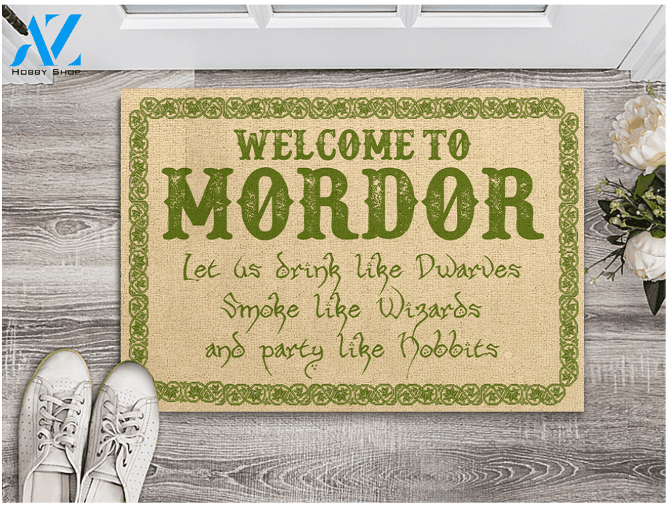 Party Like Hobbits Doormat | Welcome Mat | House Warming Gift