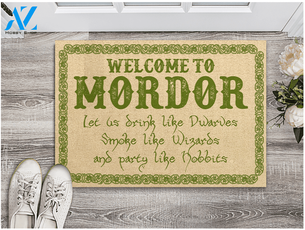 Party Like Hobbits Doormat | Welcome Mat | House Warming Gift