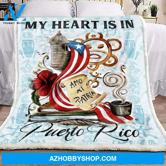 Patriot Blanket, My Heart Is In Puerto Rico