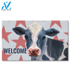 Patriotic Cow Welcome Doormat - 18" x 30"