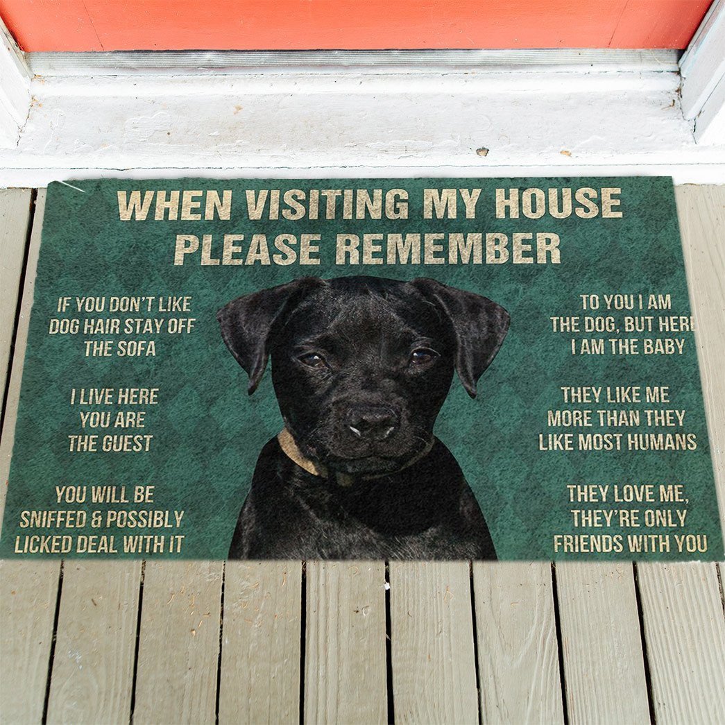 Patterdale Terrier's Rules Doormat