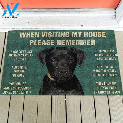 Patterdale Terrier's Rules Doormat