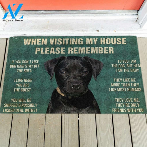 Patterdale Terrier's Rules Doormat