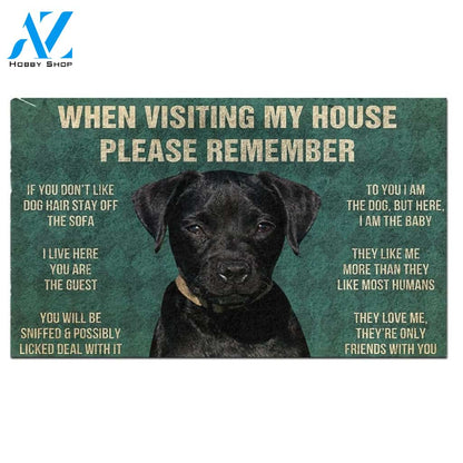 Patterdale Terrier's Rules Doormat