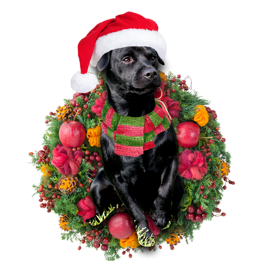 Godmerch- Ornament- Patterdale Terrier Christmas Ornament, Happy Christmas Ornament, Car Ornament