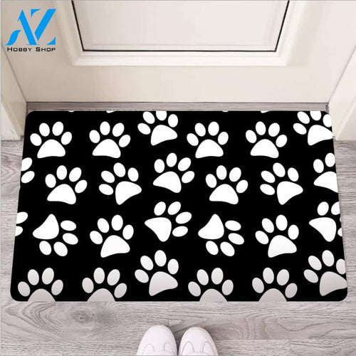 Paw Print Door Mat