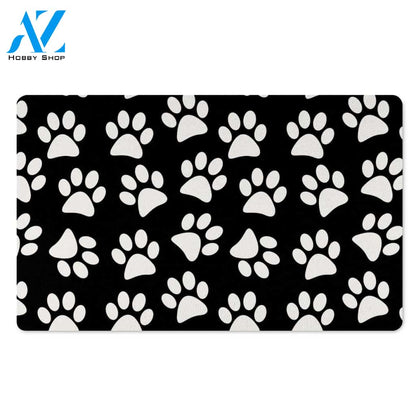 Paw Print Door Mat